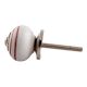 Cherry Striped Small Ceramic Cabinet Knobs
